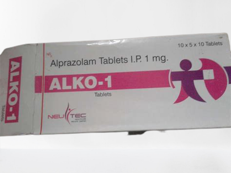 Buy Alprazolam 1mg tablets
